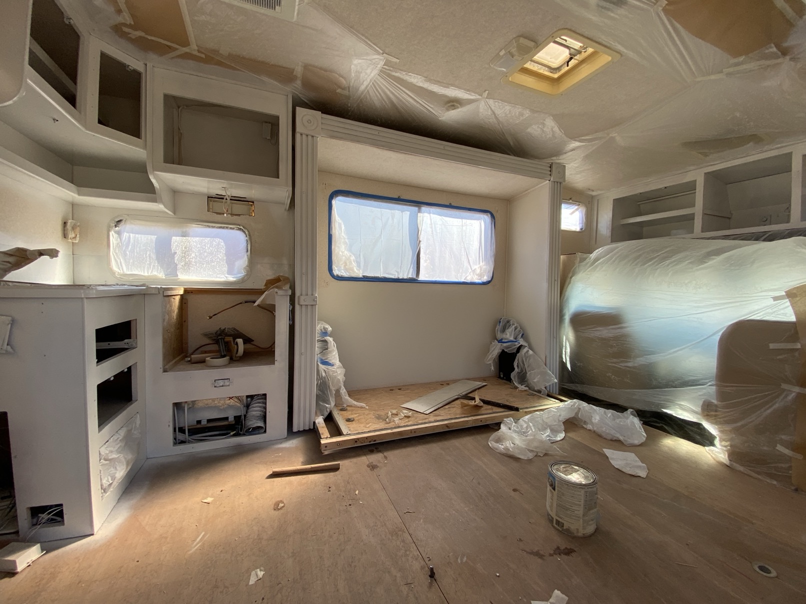Interior renovation in progress